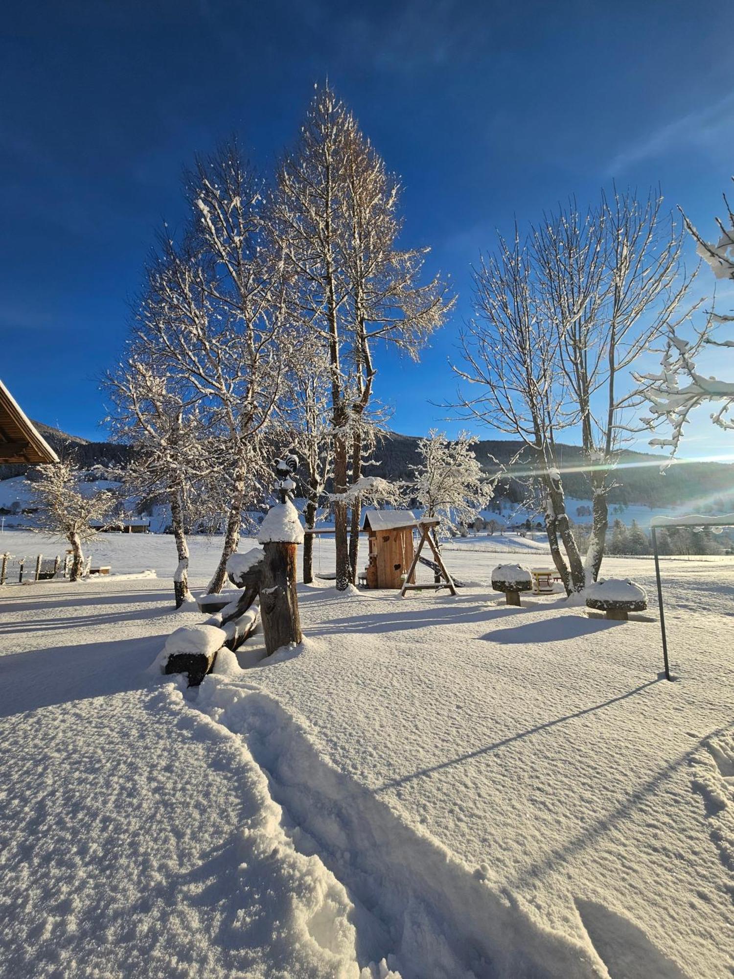 Landhotel Lacknerhof Mariapfarr Bagian luar foto