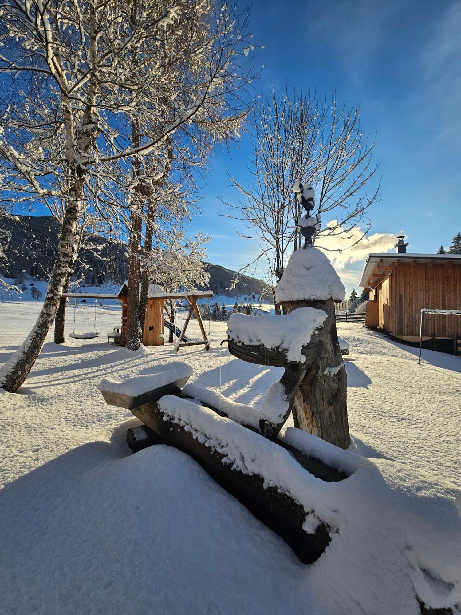 Landhotel Lacknerhof Mariapfarr Bagian luar foto