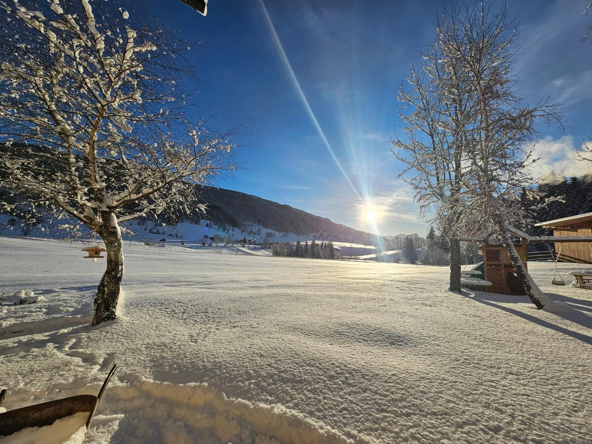 Landhotel Lacknerhof Mariapfarr Bagian luar foto